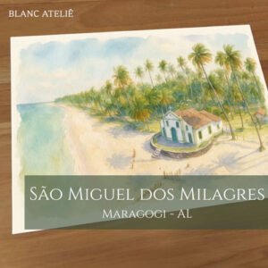 Aquarela Paisagem para Casamentos São Miguel dos Milagres Maragogi AL