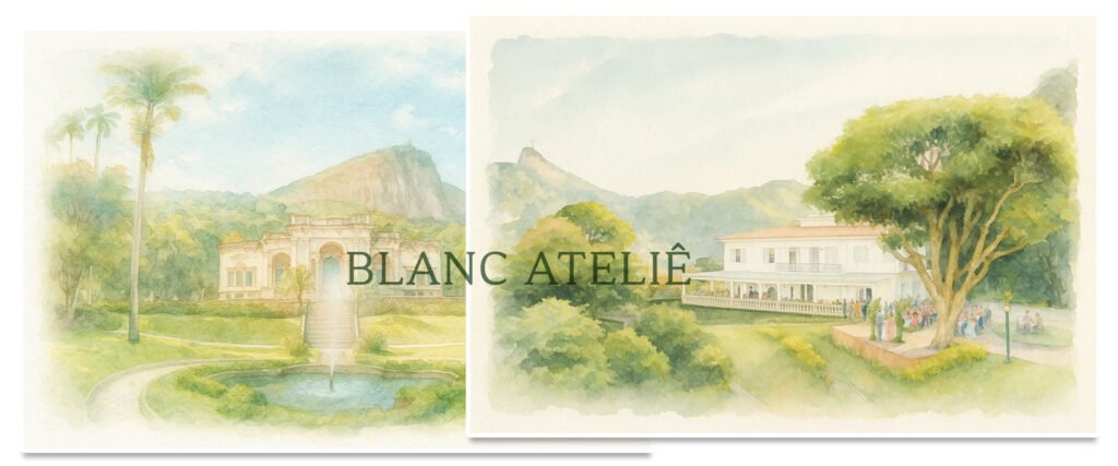AQUARELA DIGITAL PARA CASAMENTOS - PAISAGEM DA CERIMÔNIA