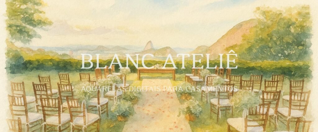 blanc atelie aquarela digital casamento