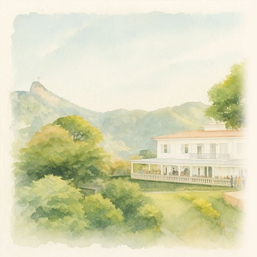 aquarela paisagem para casamento