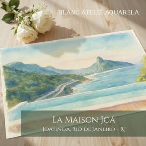 Blanc Atelie Aquarela Paisagem para Casamento La Maison Joa Rio de Janeiro RJ