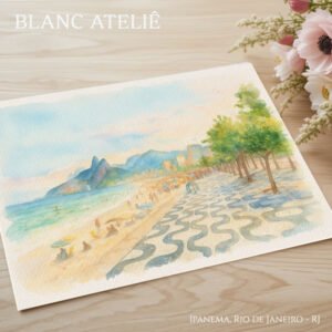 acervo aquarela paisagem casamento rio de janeiro rj ipanema