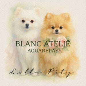 aquarela pet personalizada casamento