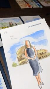 Aquarela ao Vivo Convidados para Evento Corporativo Lufthansa na Casa Manioca - São Paulo - SP