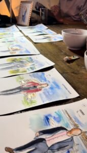 Aquarela ao Vivo Convidados para Evento Corporativo Lufthansa na Casa Manioca - São Paulo - SP