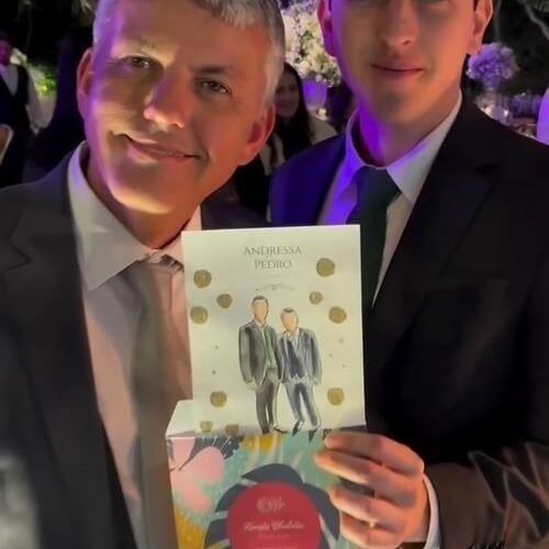 Aquarela dos Convidados ao vivo em Casamento