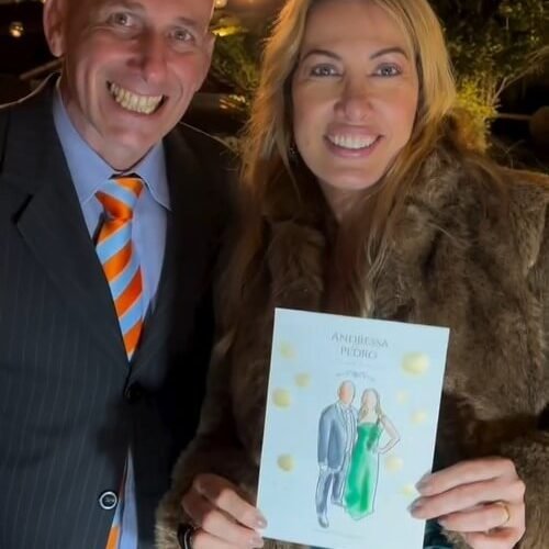 Aquarela dos Convidados ao vivo em Casamento