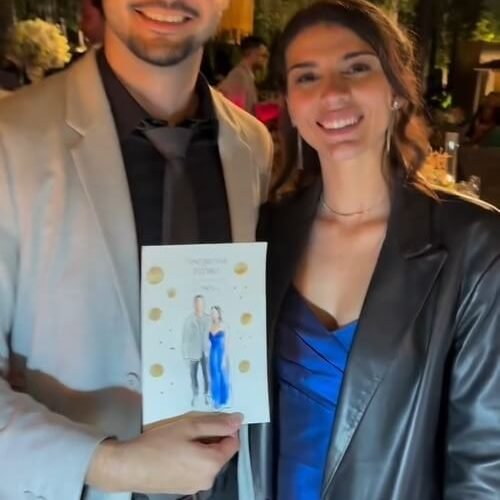 Aquarela dos Convidados ao vivo em Casamento
